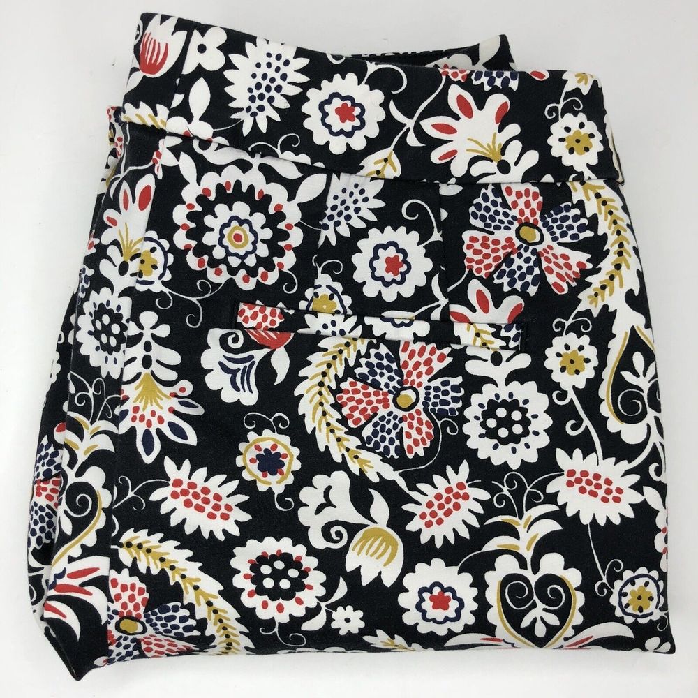 Boden Women's 6R Black Tropic‎ Charm Tapered Leg Dress Trouser Pants